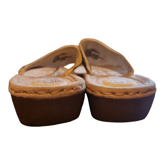 Cliff by white mountian thong sandle women's sz 8.5 white with silver accents - Picture 4 of 10